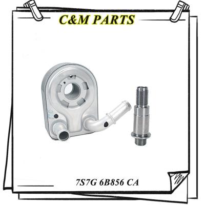 7S7G-6B856-CA Engine Oil Cooler Assembly 